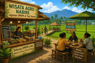 Wisata Nyore di Nabire, Hadirkan Rekreasi di Tepi Sawah