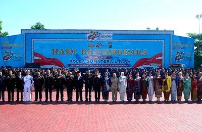 Peringati Hari Bhayangkara, Wagub Sumut Soroti Peran Strategis Polda untuk Daerah