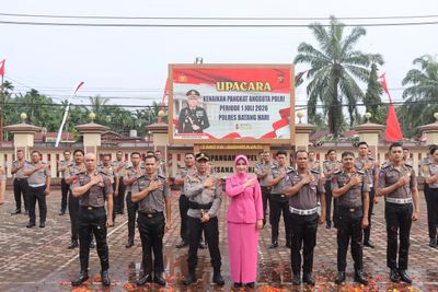 Sebanyak 53 Personel Polres Batanghari Resmi Naik Pangkat, Ini Pesan Tegas Kapolres