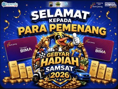 Gebyar Hadiah Samsat 2026 Dilakukan Sebagai Apresiasi Masyarakat yang Bayar Pajaknya Tepat Waktu