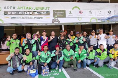 Kurangi Macet dan Maraknya Parkir Liar, Dishub DKI Jakarta Resmikan Pangkalan Ojol di Terminal Pulo Gebang