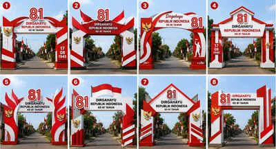 6 Contoh Prompt AI Desain Gapura 17 Agustus: Inspirasi Estetik untuk HUT RI ke-81