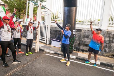 Sekda Jateng, Sumarno Ikuti Gelaran Road to Muria Trail Run Bersama 10 Pelari