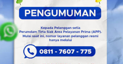 Cara Lapor Gangguan dan Keluhan PDAM di Pekanbaru