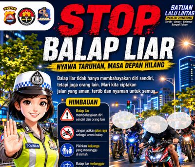 Polda Banten: Bahayanya Balap Liar Untuk Keselamatan Dan Masa Depan