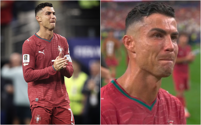 Momen Cristiano Ronaldo Menangis usai Portugal Kalah dari Spanyol, Mimpi Juara Piala Dunia Kandas
