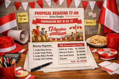 Panduan Lengkap Struktur Proposal 17 Agustus yang Runtut dan Resmi
