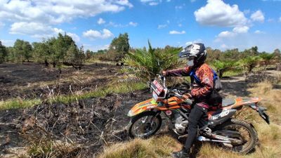 Antisipasi Karhutla di Banjarbaru: TRC BPBD Kalsel Sisir Peramuan Ujung dan Temukan Titik Asap Baru di Pengayuan