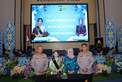 Polda Kaltara Gelar Serah Terima Ibu Asuh Polwan, Ny. Santi Agus Wijayanto Siap Lanjutkan Pembinaan