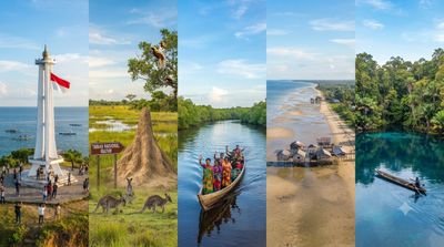 Top 5 Wisata Di Merauke Yang Wajib Dikunjungi, Dari Tugu Nol Kilometer Hingga Surga Alam Papua Selatan
