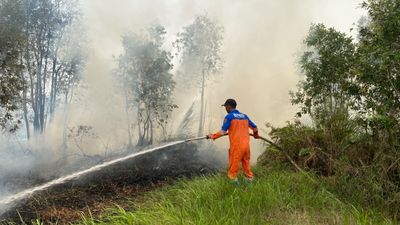 Tanggap Cepat Karhutla Banjarbaru: BPBD Kalsel dan Tim Gabungan Berhasil Padamkan Dua Titik Api