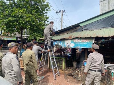 Penataan Pasar Induk Lambaro Berlanjut, Pemkab Aceh Besar Bongkar Bangunan Melanggar