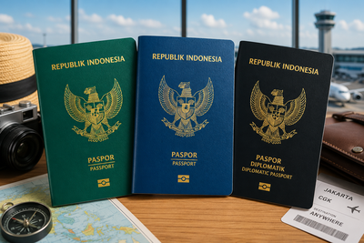 Jangan Salah Paham! Ini 3 Arti Warna Sampul Paspor Indonesia yang Wajib Kamu Tahu