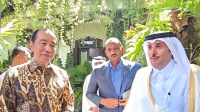 Duta Besar Qatar Berkunjung Ke Kediaman Jokowi