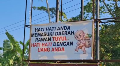 Heboh Uang Warga Hilang Misterius di Jember, Ada Spanduk Awas Tuyul di Pertigaan Desa