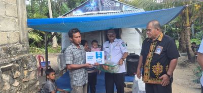 Aksi GENTING Jangkau Keluarga Berisiko Stunting, BKKBN Babel dan Pemkab Belitung Timur Salurkan Bantuan