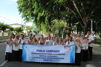 Disdukcapil Banda Aceh Pastikan Layanan Adminduk Bebas Biaya dan Bebas Calo