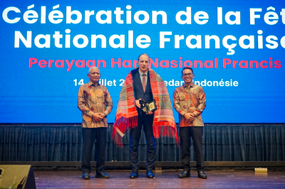 Perayaan Bastille Day Pererat Persahabatan Medan dan Prancis, Zakiyuddin Hadir Langsung