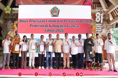 Pemkab Gianyar Percepat Pembangunan Jalan, Seluruh Ruas Kabupaten Ditargetkan Tuntas dalam Tiga Tahun