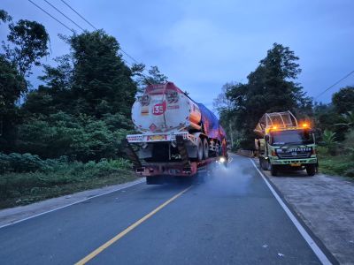 Pertamina Gerak Cepat Tangani Insiden Mobil Tangki Bulungan