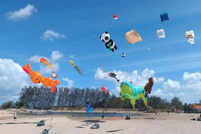 Rare Angon Festival 2026 Kembali Semarak, Ratusan Layangan Tradisional dan Internasional Hiasi Langit Sanur
