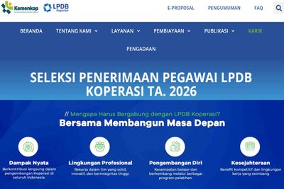 Buka 10 Formasi, Ini Syarat dan Cara Daftar Lowongan Kerja LPDB Koperasi 2026