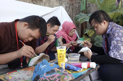 Workshop Melukis Topeng Malang untuk Difabel, Ruang Kreatif yang Menyatukan Seni, Budaya, dan Kesetaraan