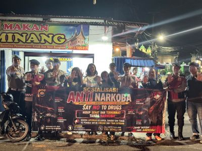 Anticipasi Narkotika, Tim Ops Antik Siginjai 2026 Perketat Pemeriksaan Kendaraan di Pulau Pandan