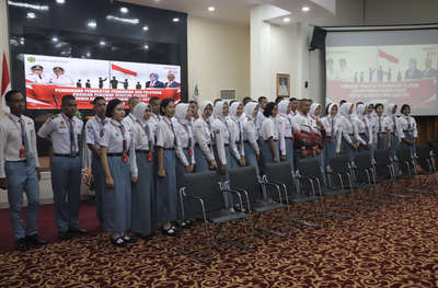40 Pelajar Terpilih Mulai Jalani Pusdiklat Paskibraka Kaltim untuk HUT ke-81 RI