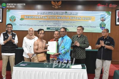 Kolaborasi Masyarakat Adat dan Tiga Perusahaan Wujudkan Tata Kelola Hutan Berkelanjutan di Bulungan
