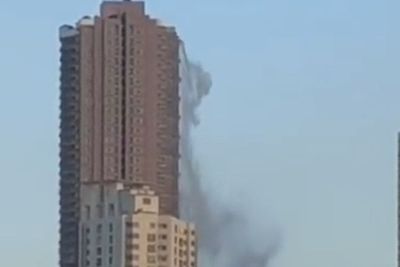 Momen Gempa Guncang Salah Satu Gedung Apartemen di Filipina