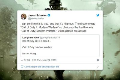 Game Call of Duty di Tahun Ini Berjudul Modern Warfare Saja
