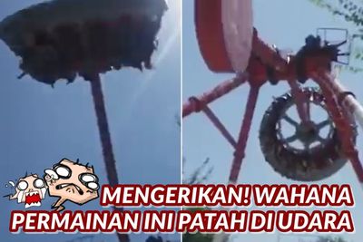 Mengerikan! Wahana Permainan Ini Patah di Udara, Gadis 19 Tahun Tewas