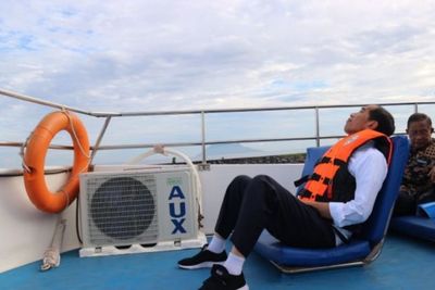 Panorama Bunaken Bikin Presiden Terpilih Terpesona