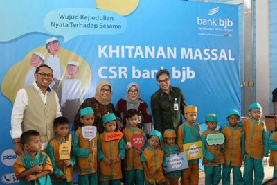 Sebanyak 200 Anak Ikuti Khitanan Massal Bank BJB