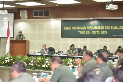 Mabes TNI AD Terjunkan 39 Perwira Tinggi Awasi TMMD 105