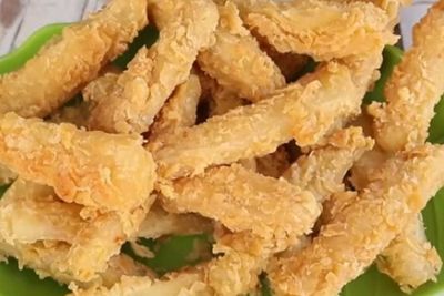 Kriuk-kriuk, Renyahnya Singkong Goreng Crispy Ala KFC