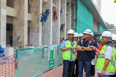 2020 Masjid Istiqlal Lebih Berkilap
