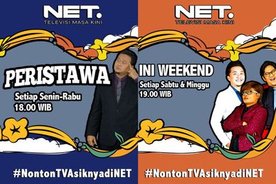 Peristawa dan Ini Weekend, Program Baru NET TV Yang Bikin Ngakak!