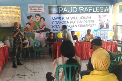 Danramil 02 Matraman Pimpin Gernas Baku Di Kayu Manis