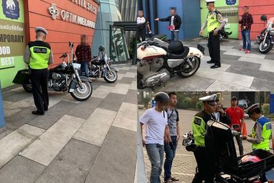 Jarang Terjadi, Pengendara Moge Kena Razia
