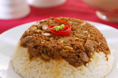 Menu Sarapan, Memasak Nasi Tim Daging yang Simpel Banget