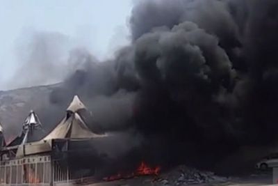 Tenda Jamaah Haji di Mina Terbakar