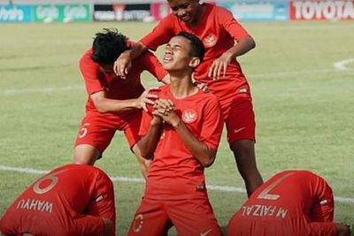 Garuda Muda Pesta Gol di Laga Perdana