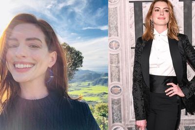 Anne Hathaway Merasa Bahagia Meski Berat Badannya Naik.