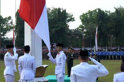 1800 Peserta Ikuti Upacara HUT RI Di Markas Kopassus