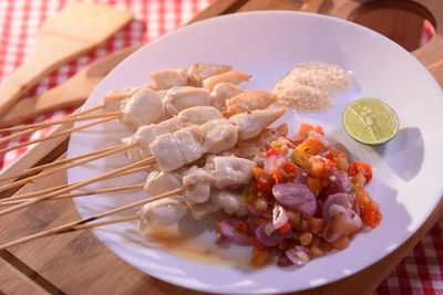 Resep Membuat Sate Ayam Bumbu Dabu-dabu