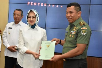Kodam Jaya Terima Hibah Aset Tanah Dan Bangunan Dari Pemkot Tangsel