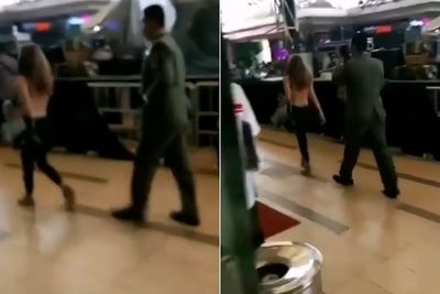 Polisi: Usia Wanita Telanjang Dada di Mal Bekasi Sekitar 25 Tahun