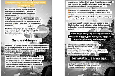 Kisah Pengantin yang Ditipu Wedding Organizer di Hari Pernikahannya